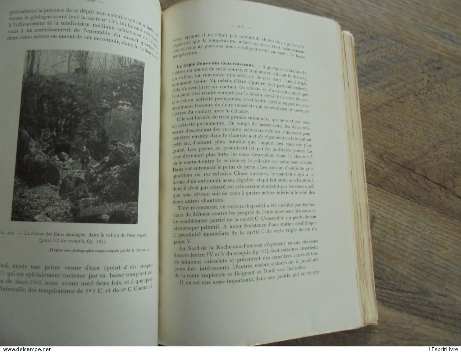 LES CAVERNES ET RIVIERES SOUTERRAINES DE BELGIQUE 2 Tomes 1910 Régionalisme Spéléologie Grotte Caverne Rivière