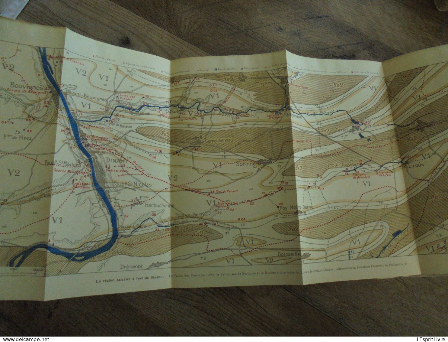 LES CAVERNES ET RIVIERES SOUTERRAINES DE BELGIQUE 2 Tomes 1910 Régionalisme Spéléologie Grotte Caverne Rivière