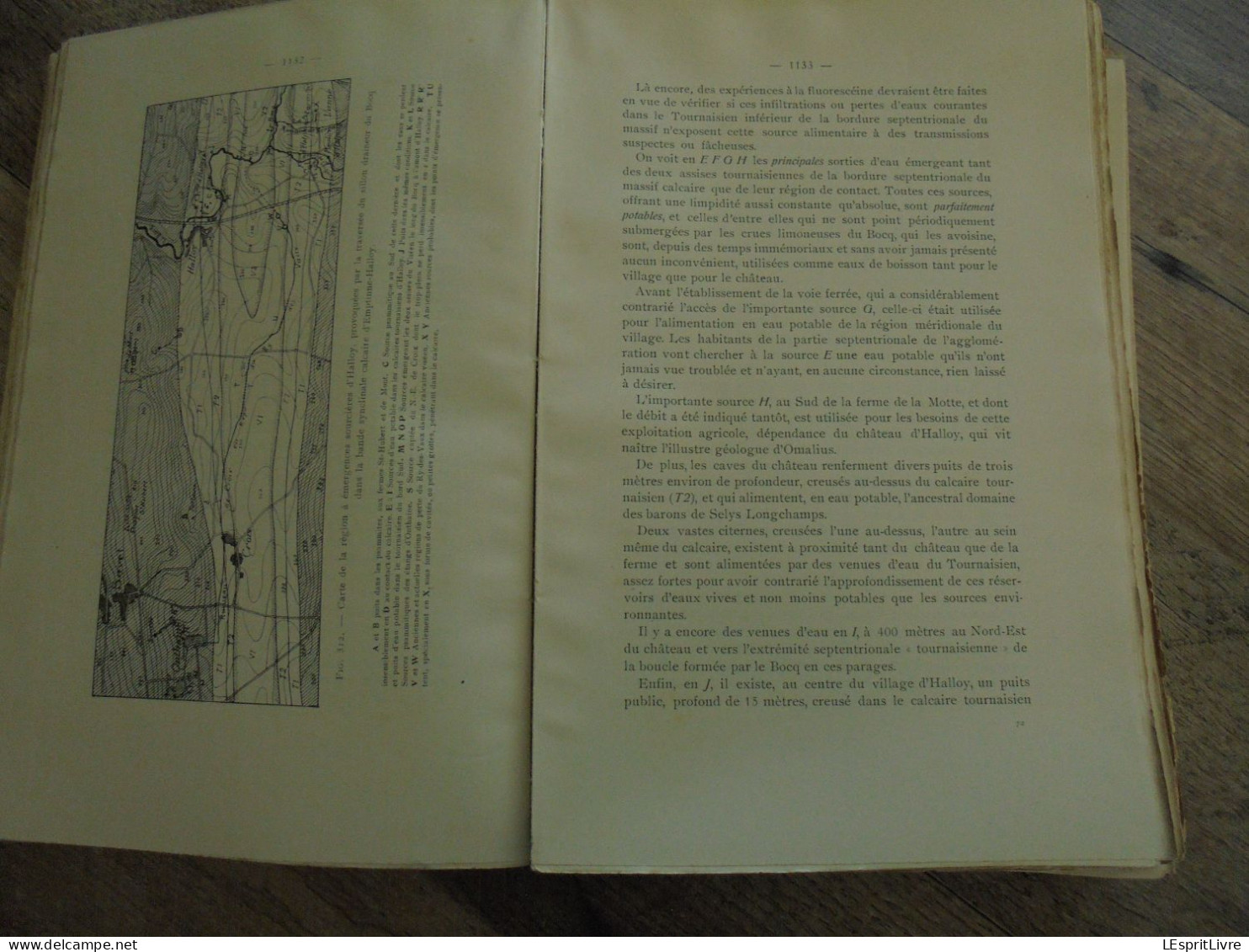 LES CAVERNES ET RIVIERES SOUTERRAINES DE BELGIQUE 2 Tomes 1910 Régionalisme Spéléologie Grotte Caverne Rivière