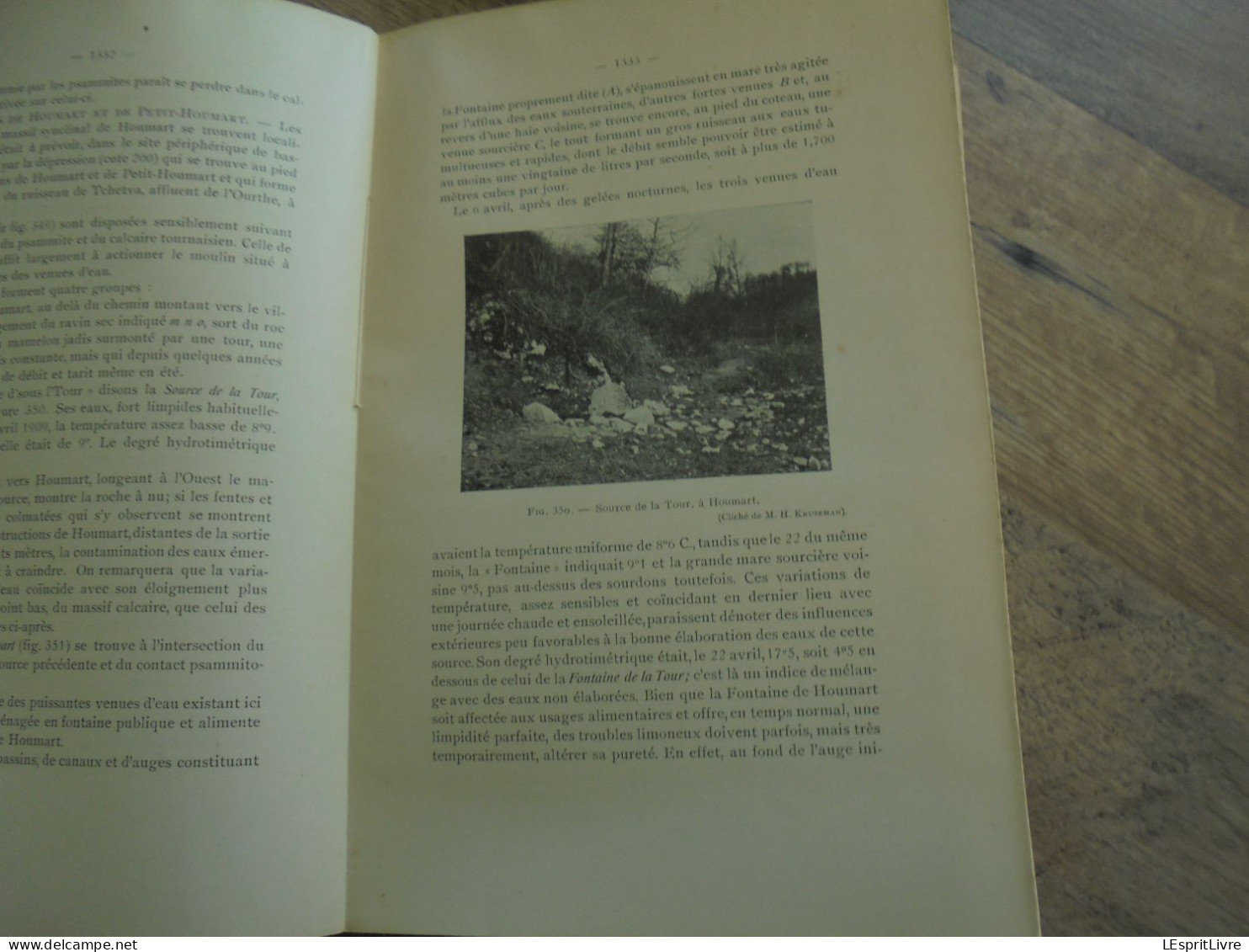 LES CAVERNES ET RIVIERES SOUTERRAINES DE BELGIQUE 2 Tomes 1910 Régionalisme Spéléologie Grotte Caverne Rivière