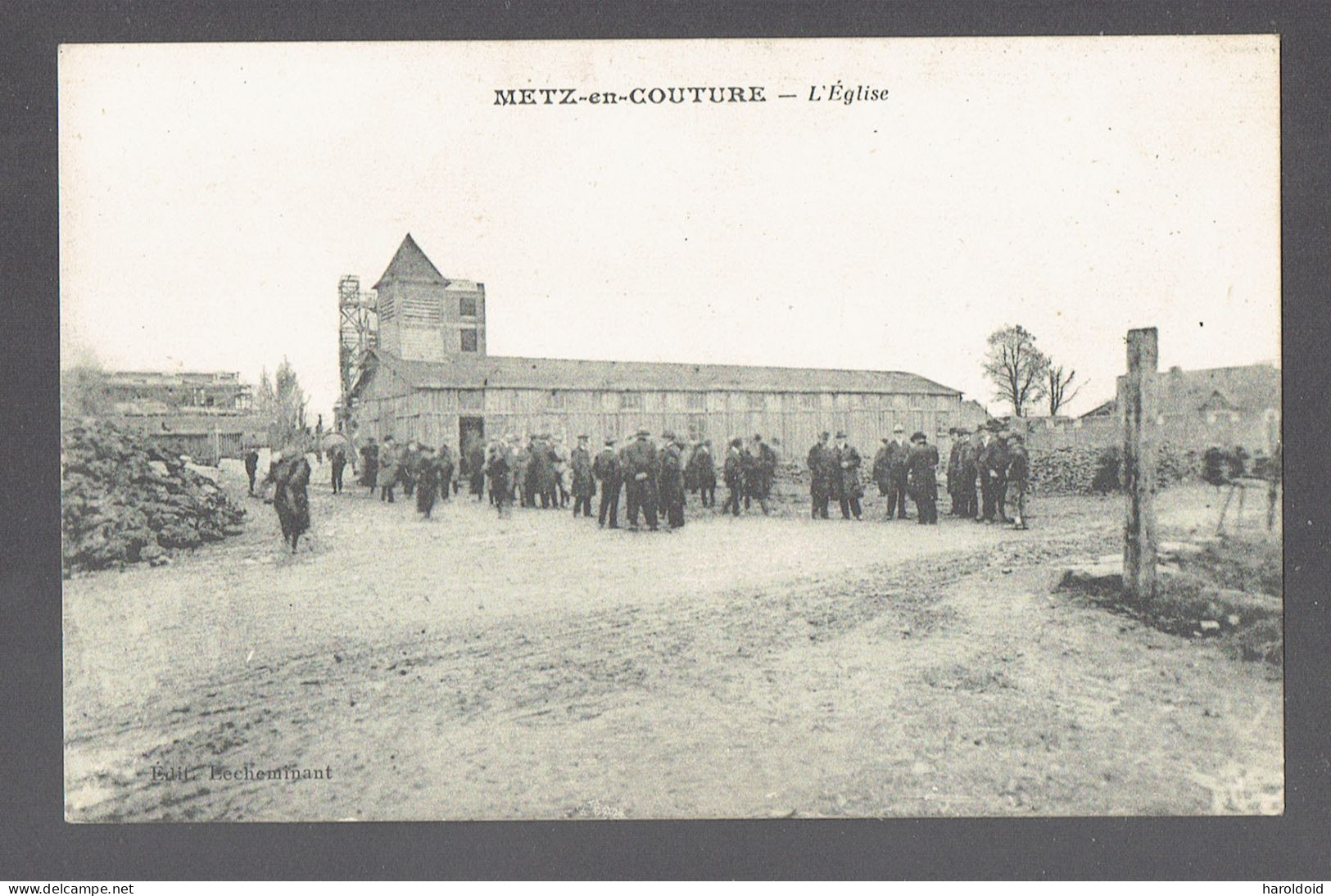 CP DPT 62 - METZ EN COUTURE - L'EGLISE - Sonstige & Ohne Zuordnung