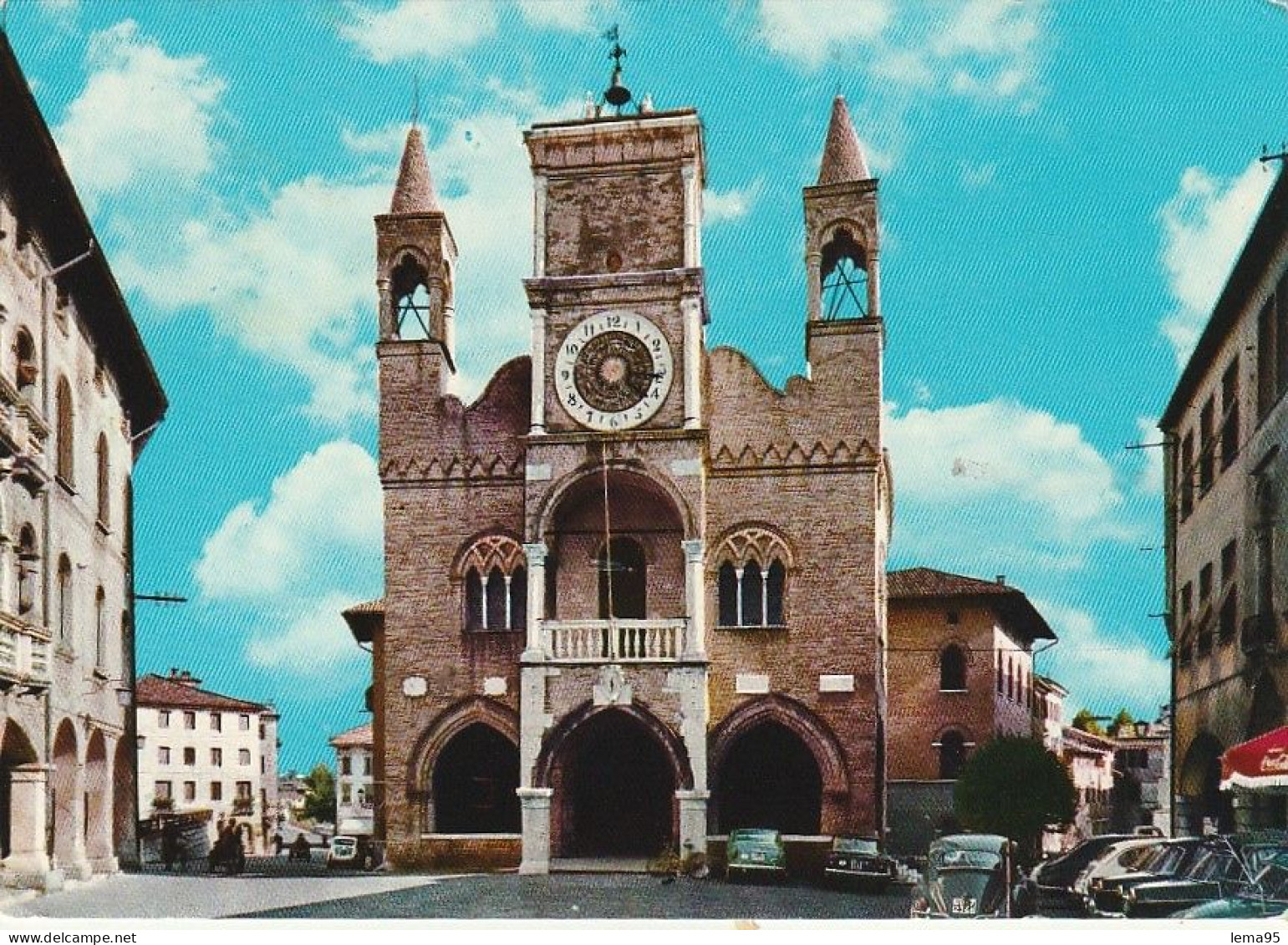 PORDENONE PALAZZO MUNICIPALE ANNO 1970 VIAGGIATA - Pordenone