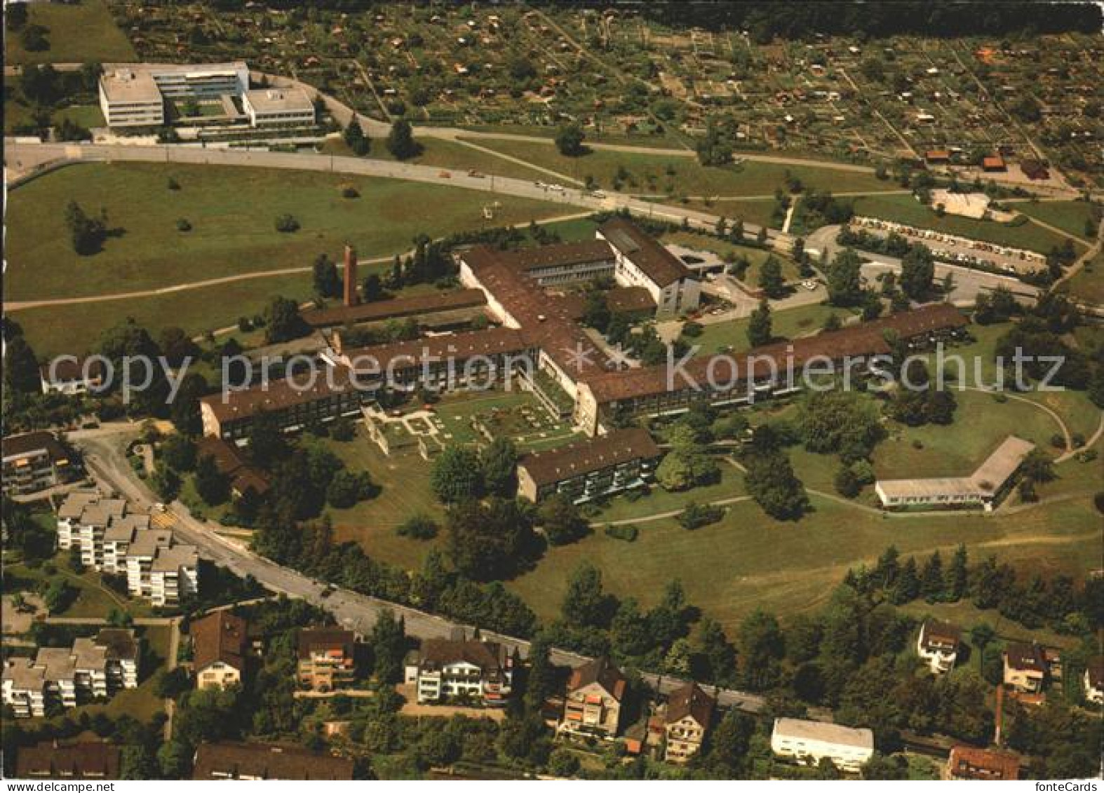 12002359 Zuerich Stadtspital Waid Fliegeraufnahme Zuerich - Altri & Non Classificati