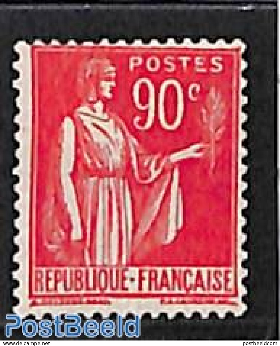 France 1932 90c, Stamp Out Of Set, Unused (hinged) - Neufs