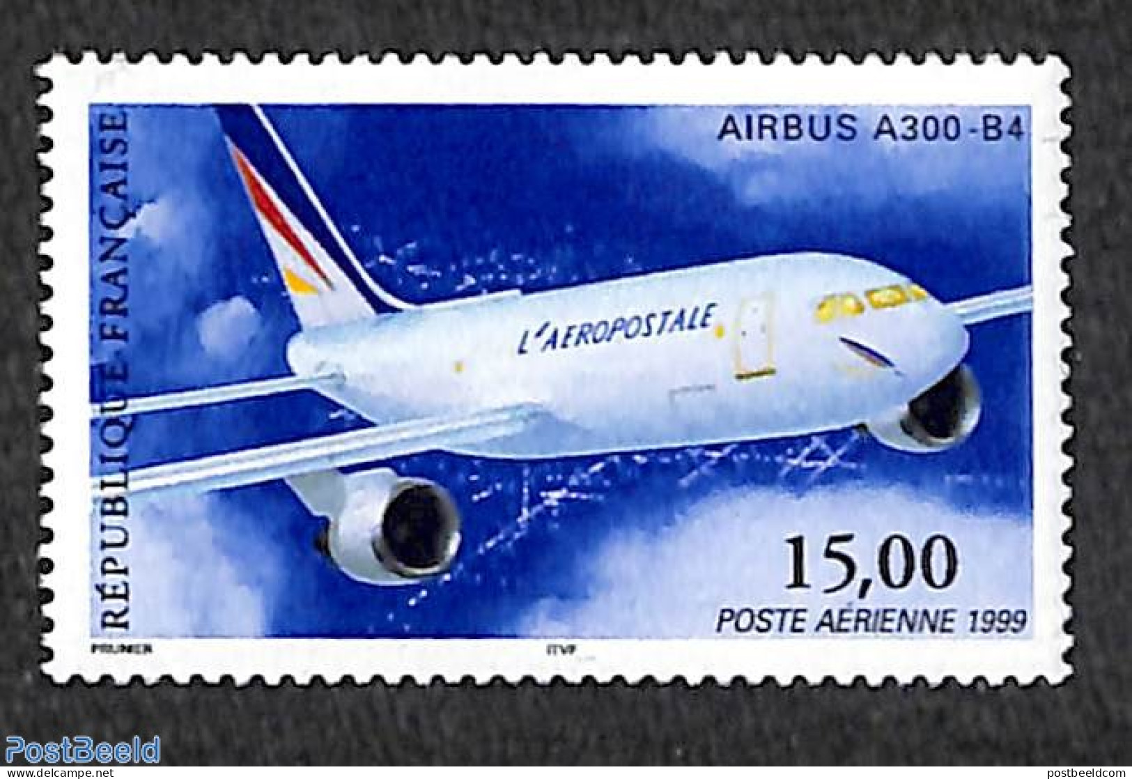 France 1999 Aeroplane 13:13.25 1V, Mint NH, Transport - Aircraft & Aviation - Ongebruikt