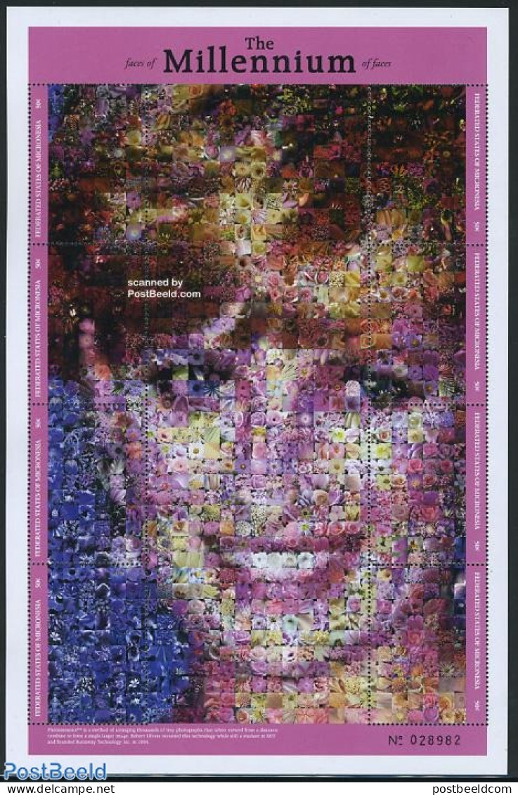 Micronesia 1999 Princess Diana 8v M/s (mosaic), Mint NH, History - Nature - Charles & Diana - Kings & Queens (Royalty).. - Familias Reales