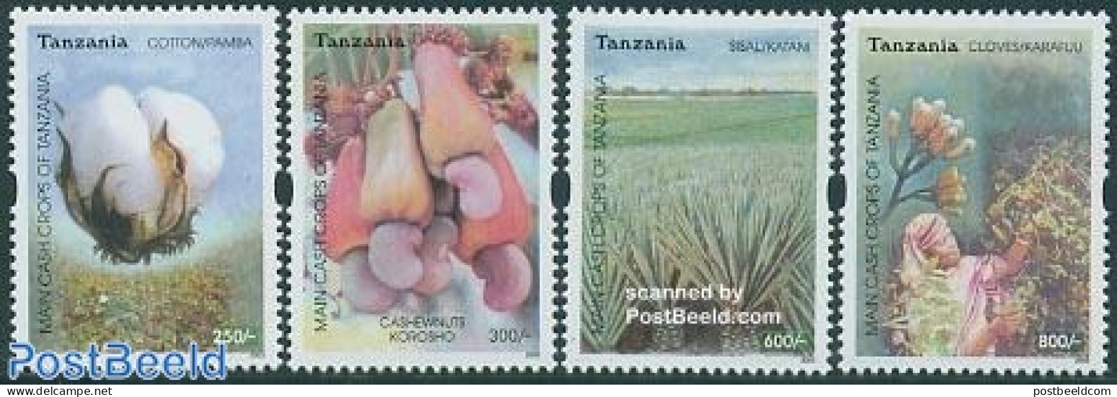 Tanzania 2003 Agriculture 4v, Mint NH, Various - Agriculture - Agriculture