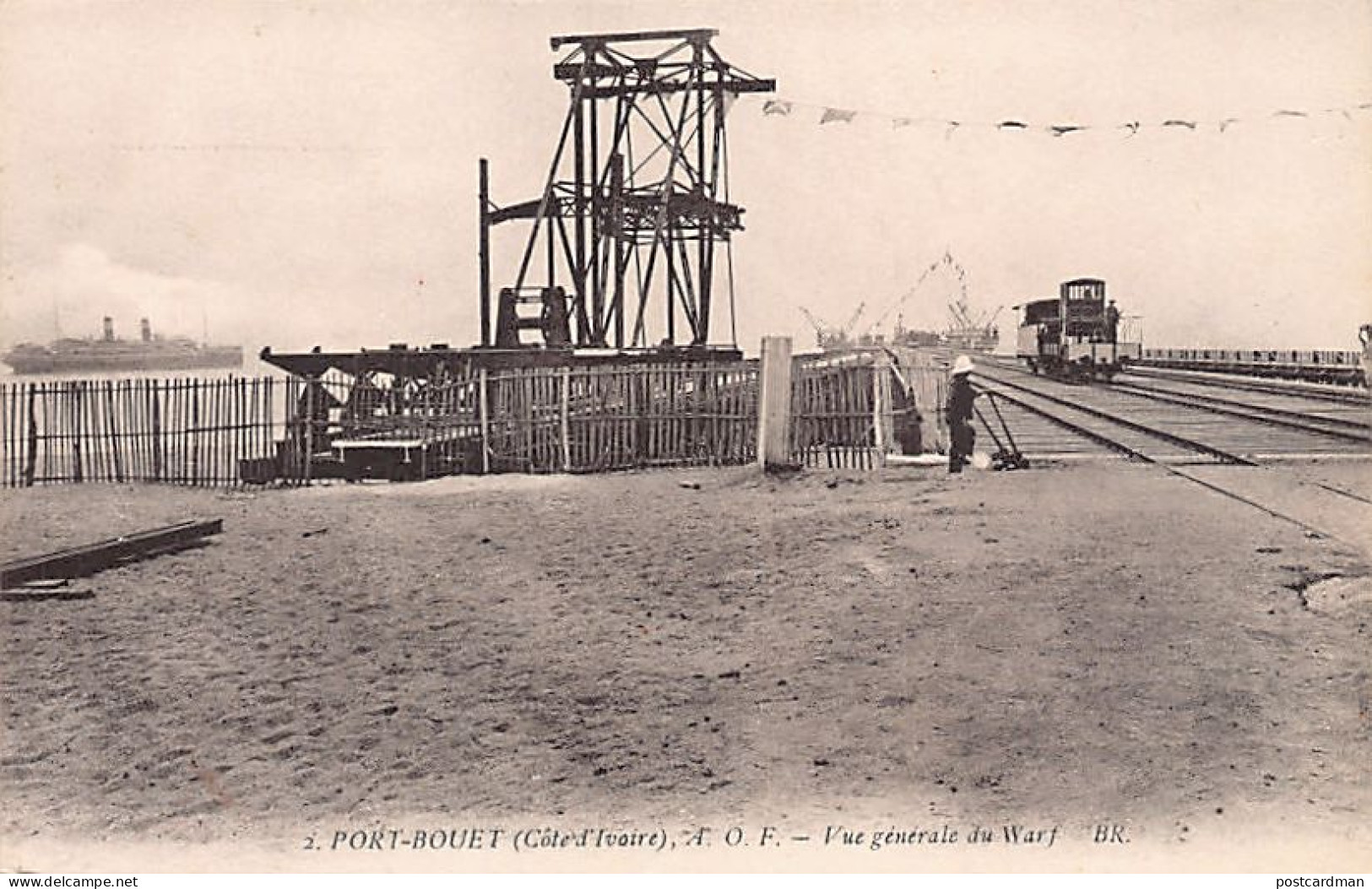 Côte D'Ivoire - PORT BOUËT - Vue Générale Du Wharf - Ed. Bloc Frères 2 - Côte-d'Ivoire