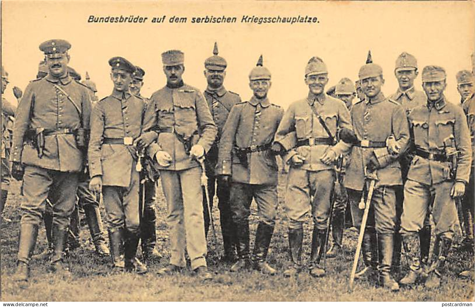 German Army In Serbia During World War One - Two Allies In Serbia  - Serbie