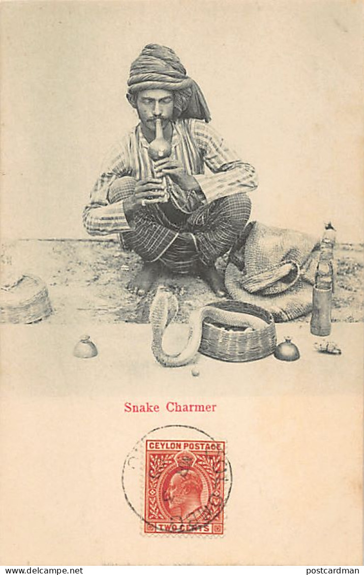 Sri-Lanka - Snake Charmer - Publ. Unknown  - Sri Lanka (Ceylon)