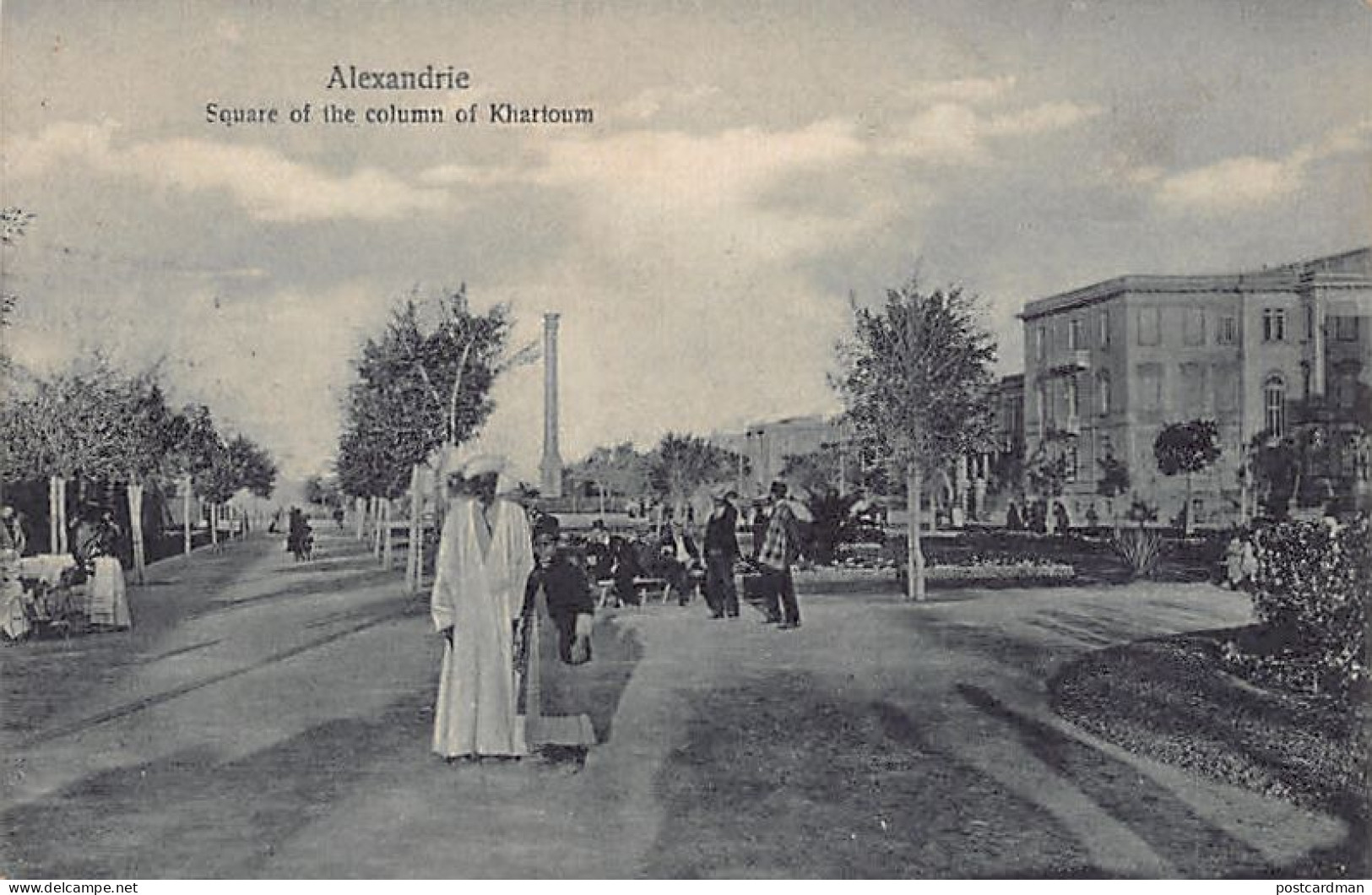Egypt - ALEXANDRIA - Square Of The Column Of Khartoum - Publ. The Cairo Postcard Trust 1714 - Alexandrie
