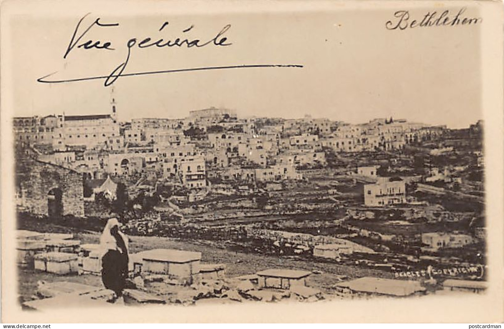 Israel - BETHLEHEM - General View - REAL PHOTO - Publ. Beagles  - Israel
