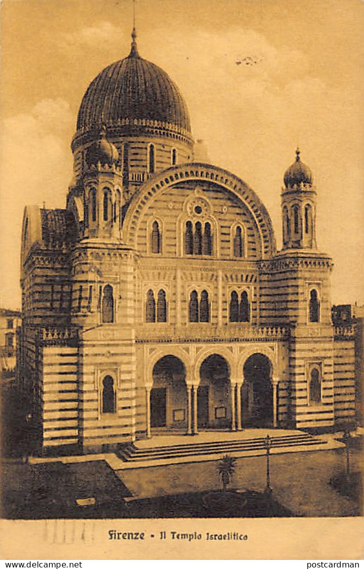 Italy - FIRENZE - The Jewish Temple - Publ. Unknown  - Jewish
