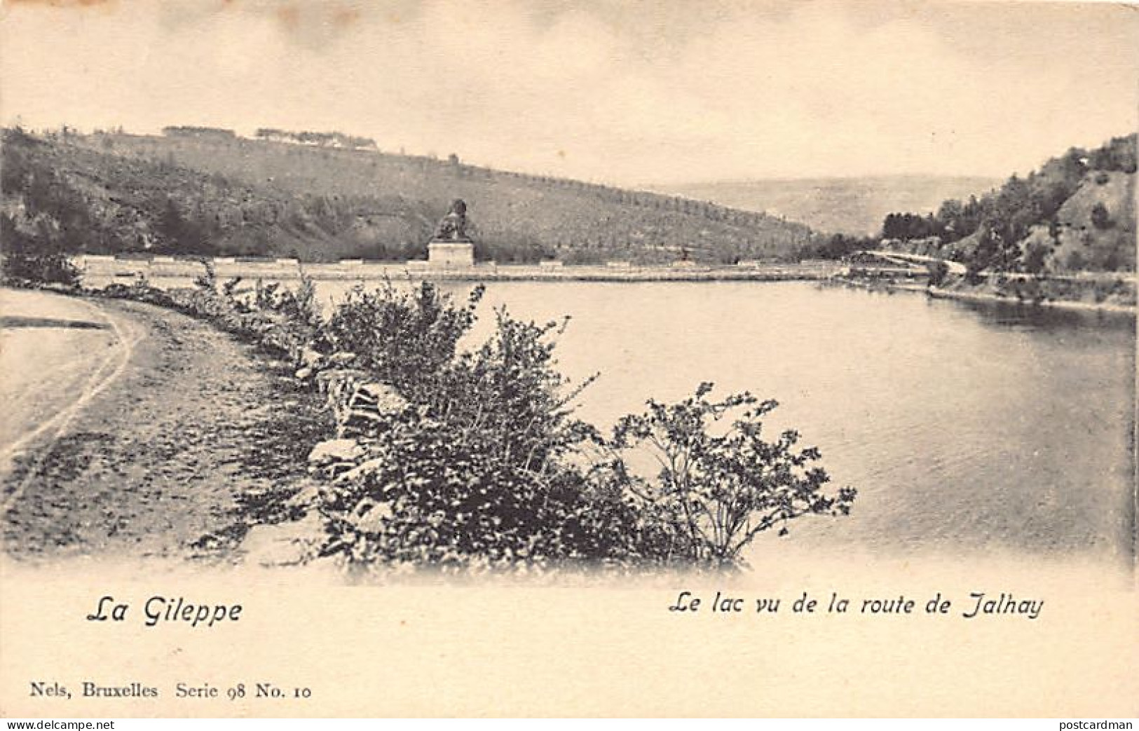 Belgique - LA GILEPPE (Liège) Le Lac Vu De La Route De Jalhay - Ed. Nels Série 98 N. 10 - Gileppe (Barrage)