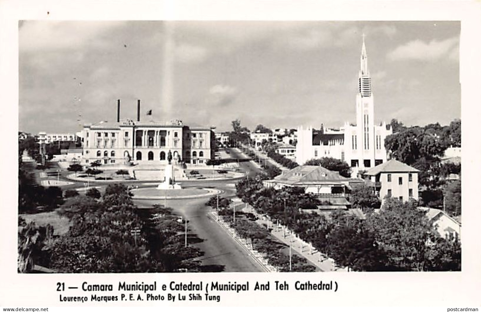 MOÇAMBIQUE Mozambique - LOURENÇO MARQUES Maputo - Camara Municipal E Catedral - Town-hall And Cathedral - Ed. / Publ. Lu - Mosambik
