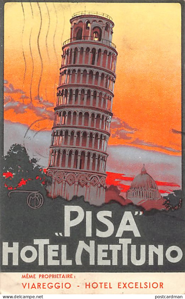 PISA - Hotel Nettuno - Ed. Sconosciuto  - Pisa