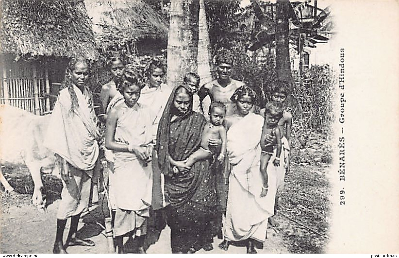 India - BENARES Varanasi - Group Of Hindus - Publ. Messageries Maritimes 299 - Inde