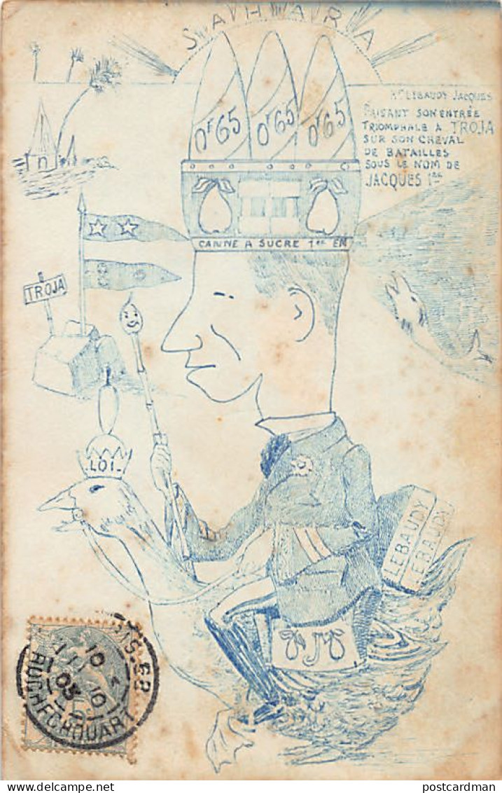 Caricature De Jacques Lebaudy - Empereur Du Sahara - Other & Unclassified