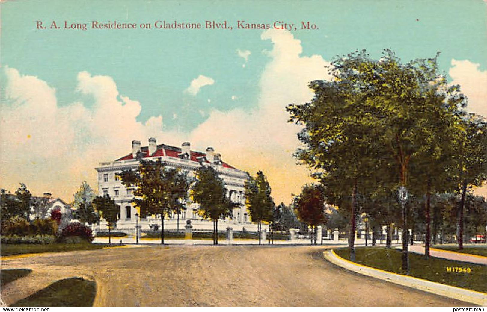 Usa - KANSAS CITY (MO) R. A. Long Residence On Gladstone Boulevard - Autres & Non Classés