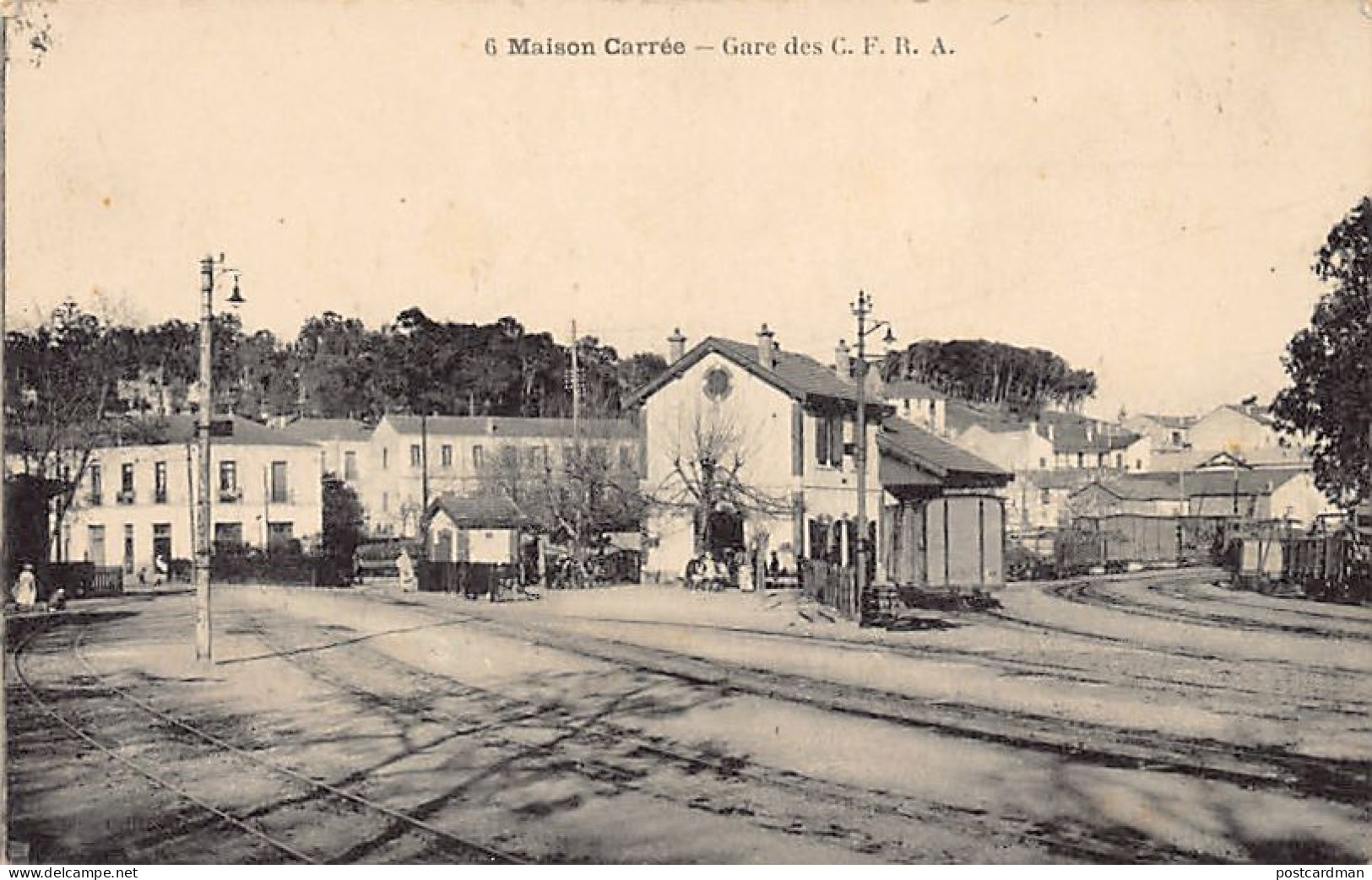 MAISON CARRÉE El Harrach - Gare Des C.F.R.A. - Autres & Non Classés