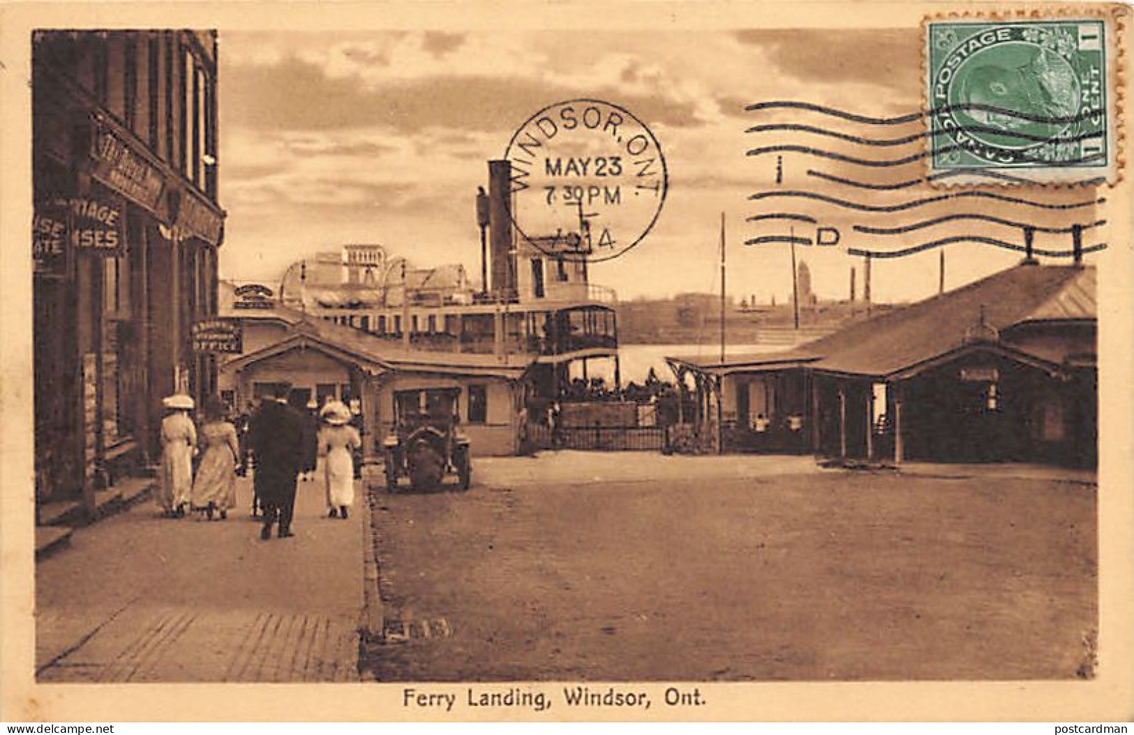 Canada - WINDSOR (ON) Ferry Landing - Publ. The International Station 109 - Windsor