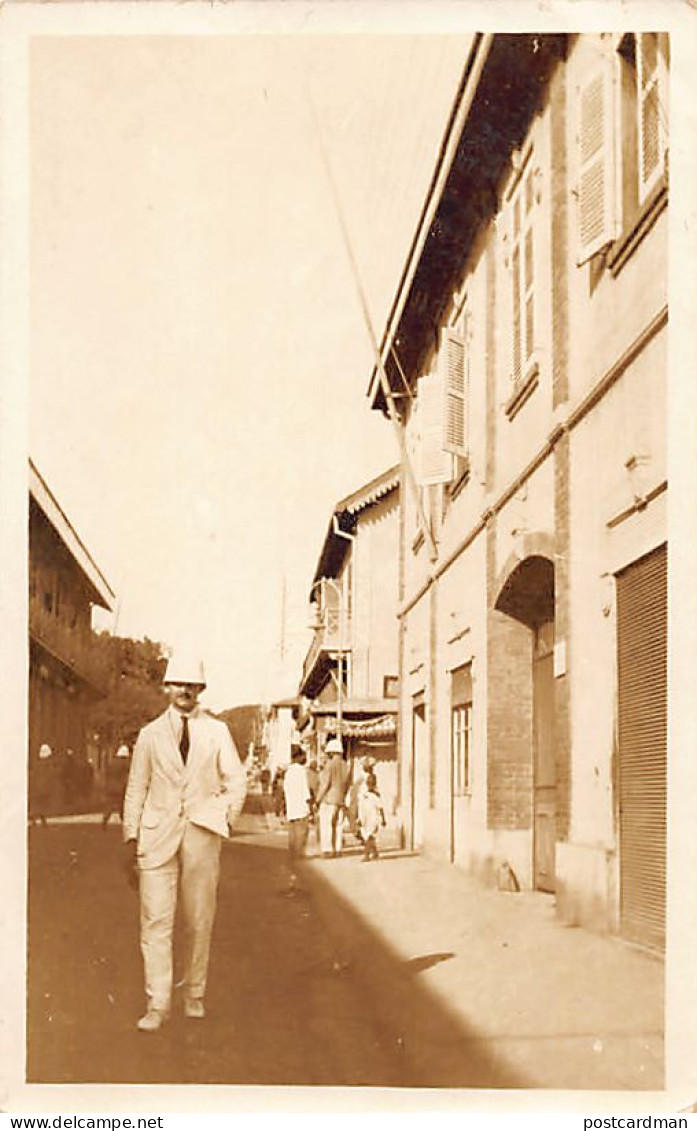 Sénégal - DAKAR - Rue Des Essarts CARTE PHOTO Octobre 1918 - Sénégal