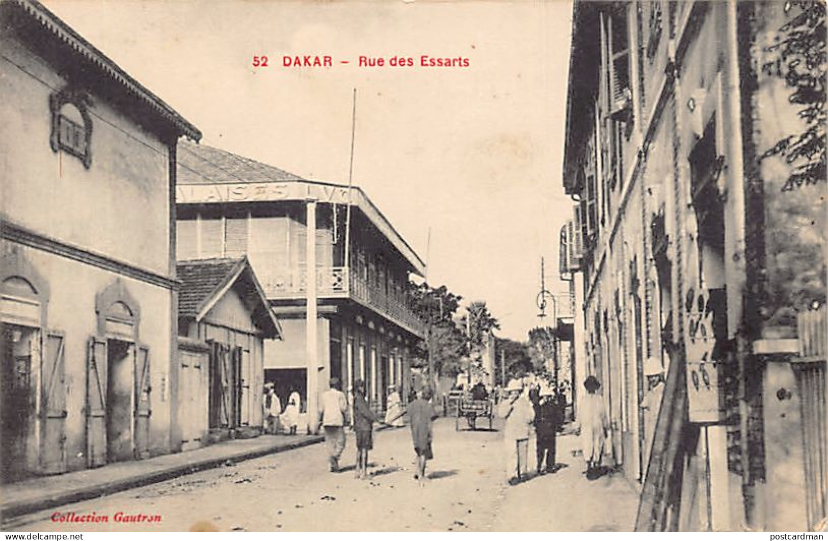 Sénégal - DAKAR - Rue Des Essarts - Ed. Gautron 52 - Sénégal