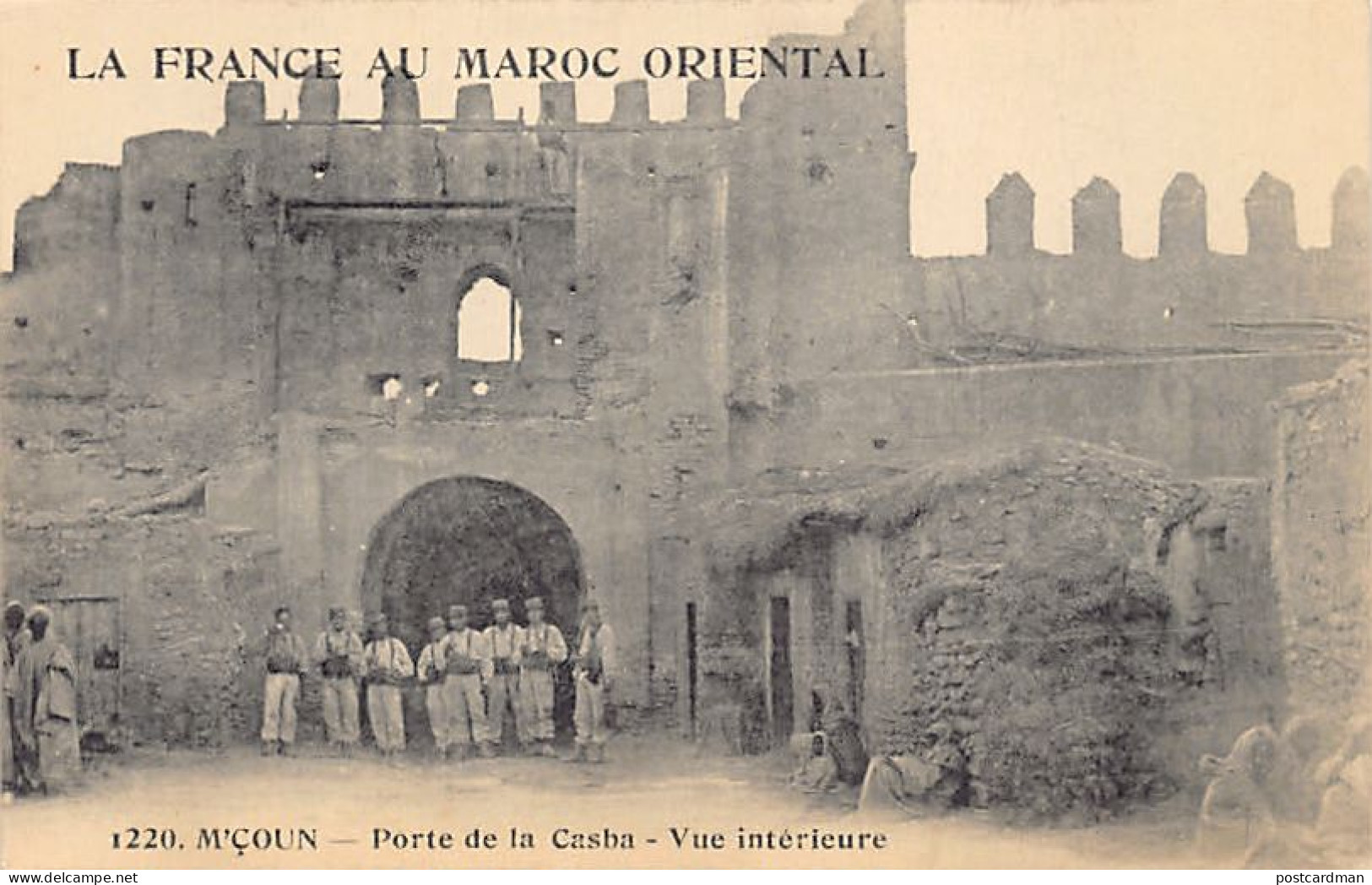 La France Au Maroc Oriental - MSOUN M'Çoun - Porte De La Casbah - Vue Intérieure - Ed. N. Boumendil (Taourit) 1220 - Autres & Non Classés