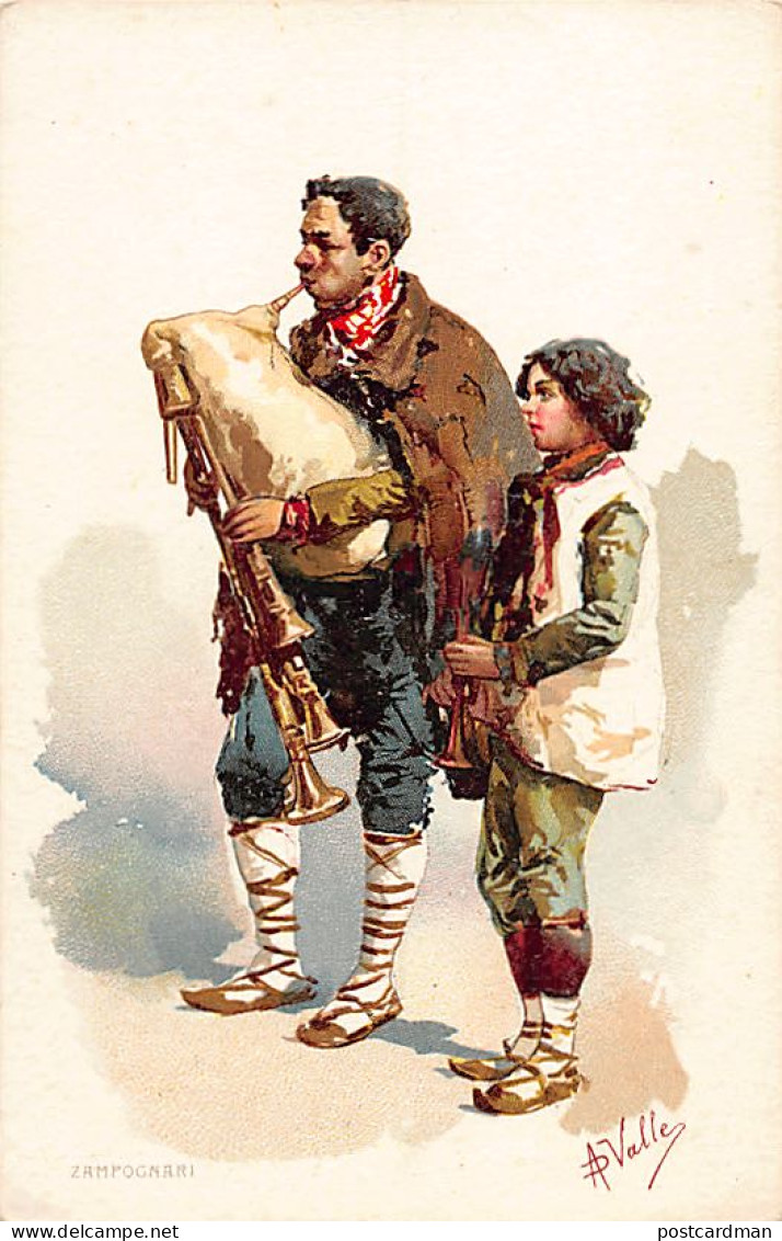 NAPOLI - Tipi Napoletani - Cornamusa - Bagpiper - Ed. E. Ragozino  - Napoli (Neapel)