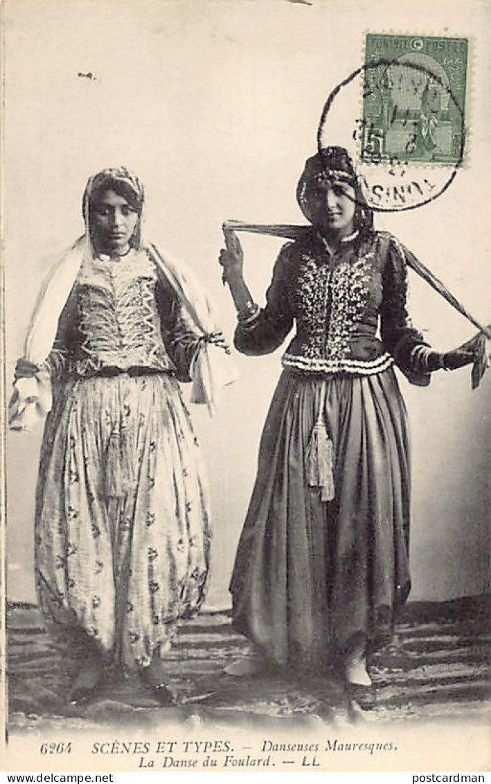 Tunisie - Danseuses Mauresques - La Danse Du Foulard - Ed. LL 6264 - Tunisia
