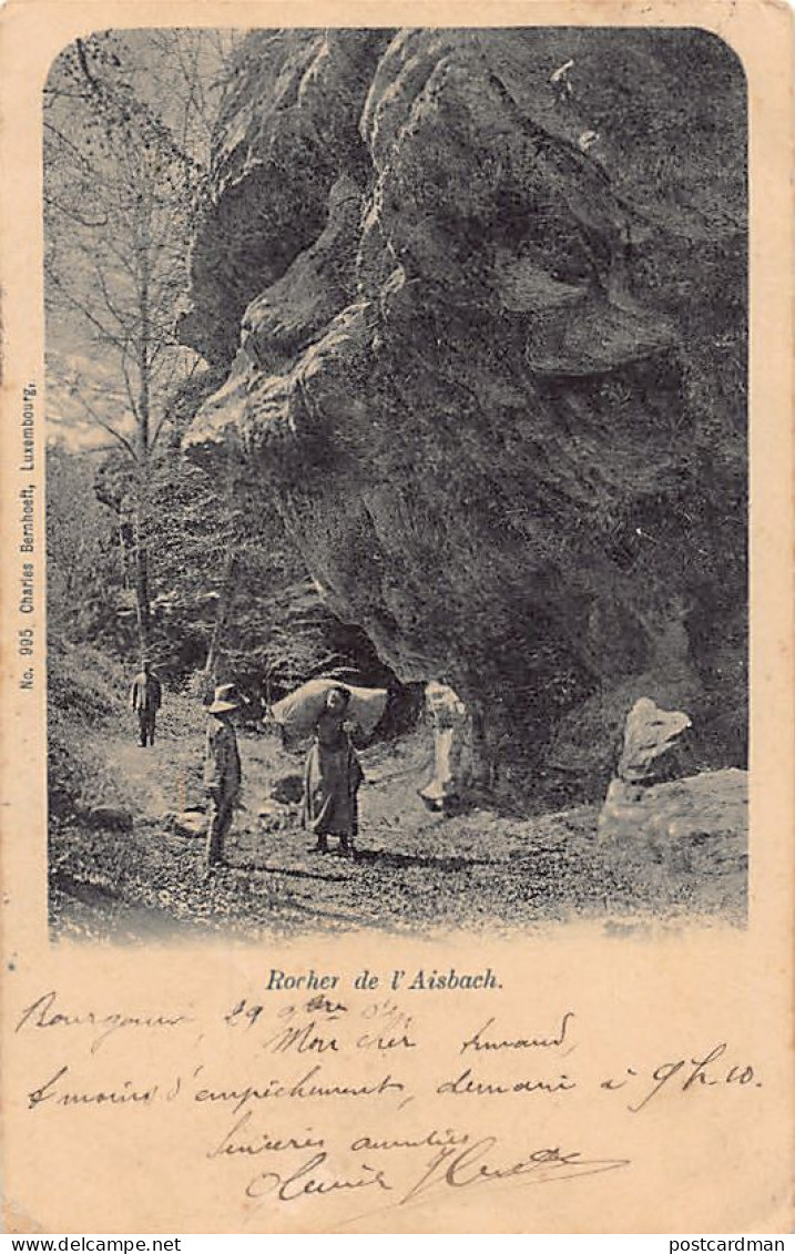 Luxembourg - Petite Suisse Luxembourgeoise - Rocher De L'Aisbach - Ed. Charles Bernhoeft 997 - Autres & Non Classés