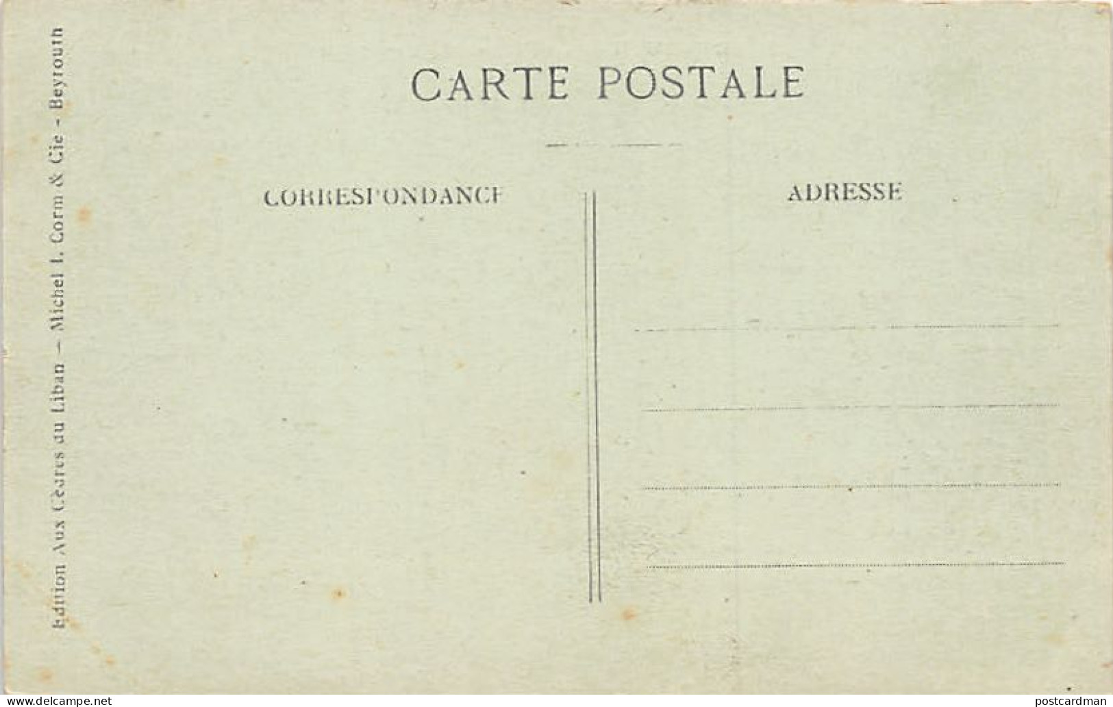 Liban - BEYROUTH - Le Fleuve - Ed. Aux Cèdres Du Liban - Michel I. Corm & Cie 15 - Líbano