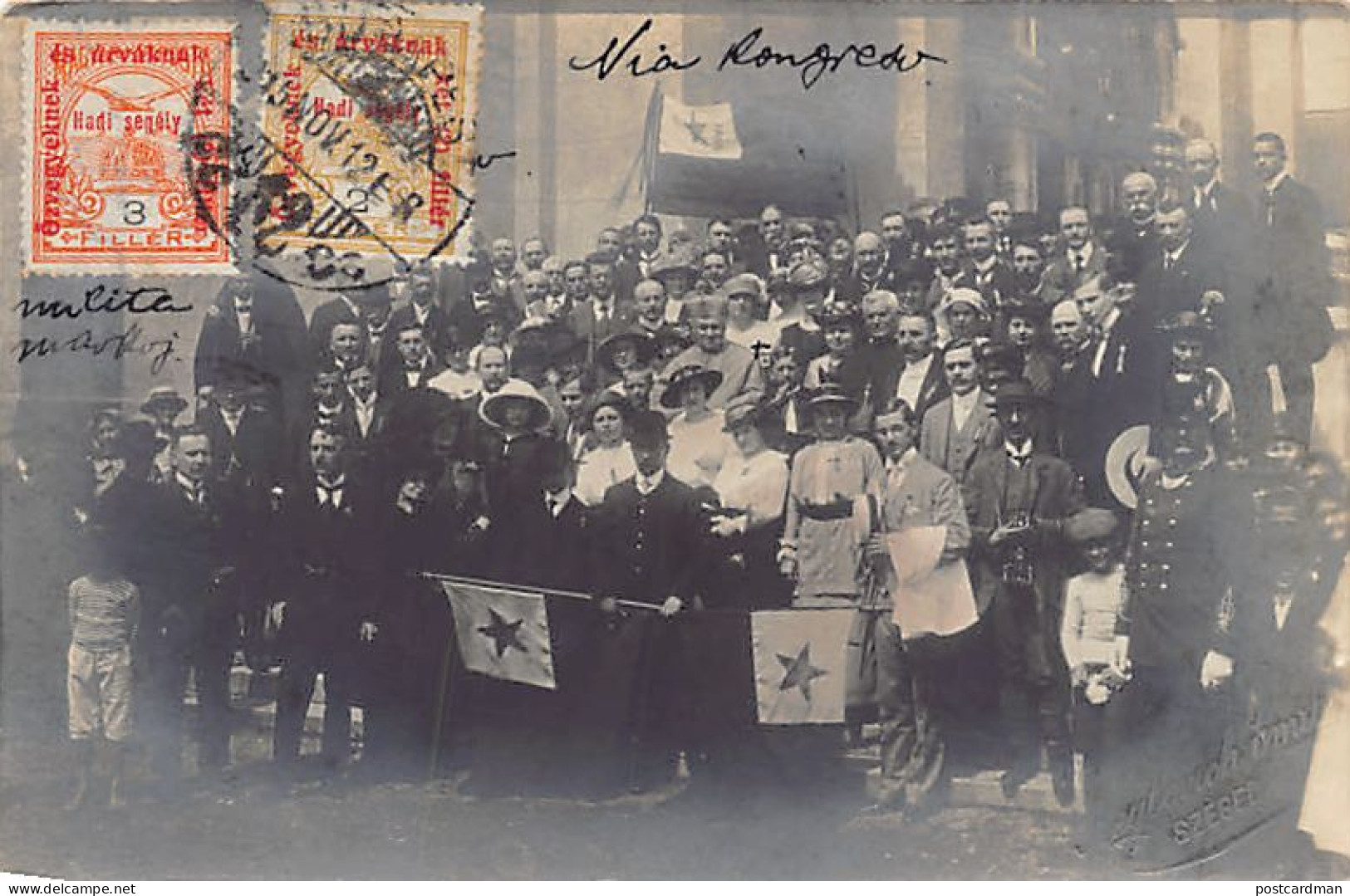 Hungary - BUDAPEST - Esperanto Congress Year 1912 - REAL PHOTO - Hungary