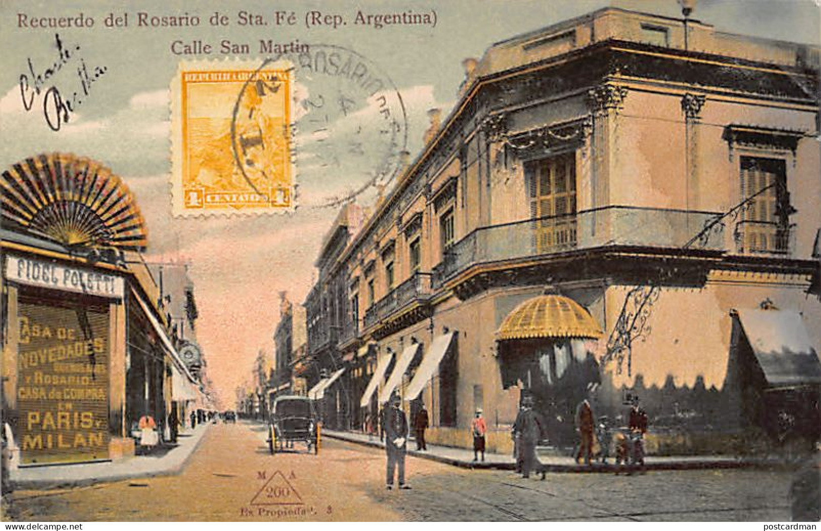 Argentina - ROSARIO DE SANTA FÉ - Calle San Martin - Ed. M A 200 - Argentine