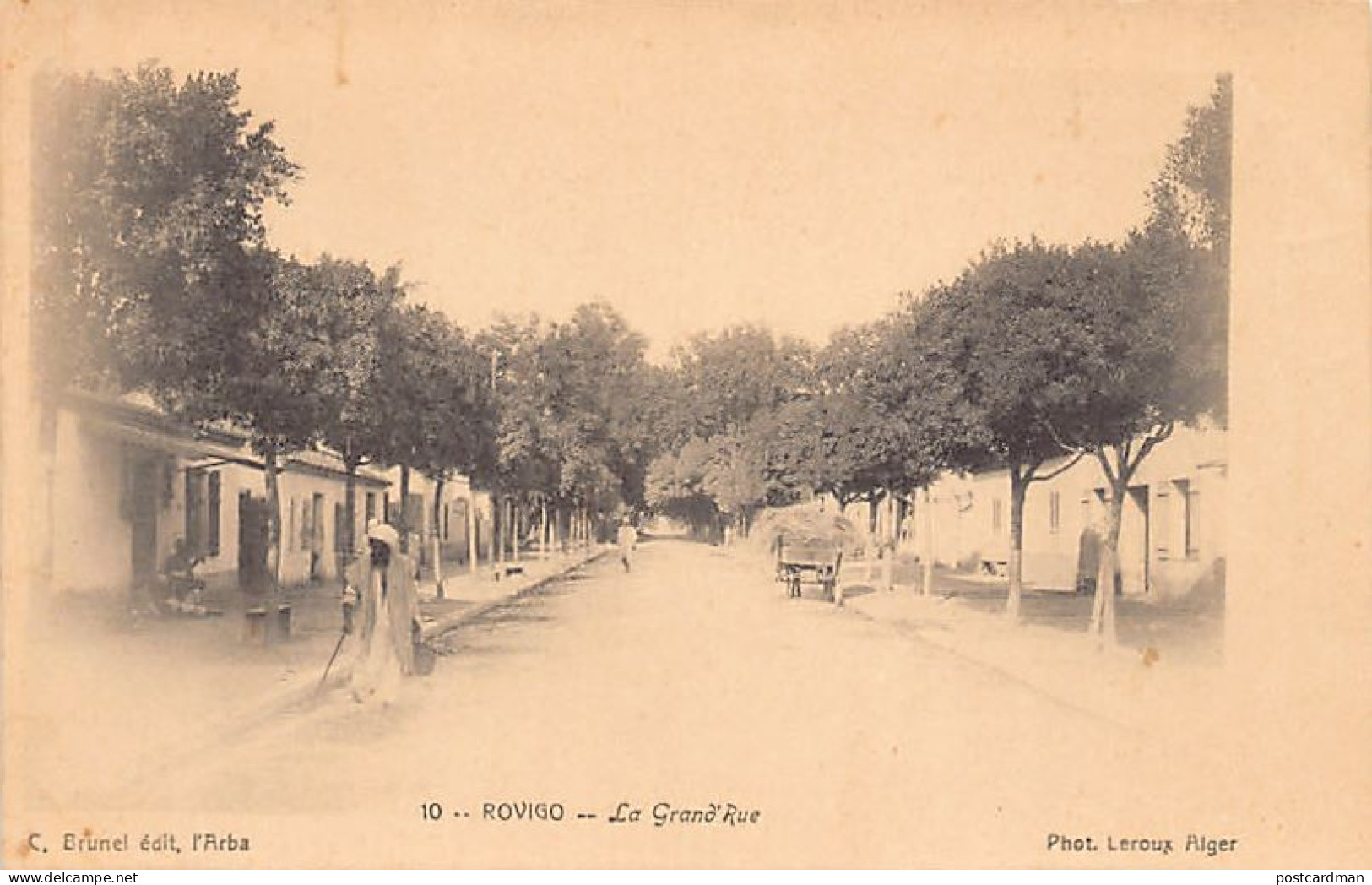 Algérie - ROVIGO Bougara - La Grand'Rue - Ed. C. Brunel 10 - Other & Unclassified