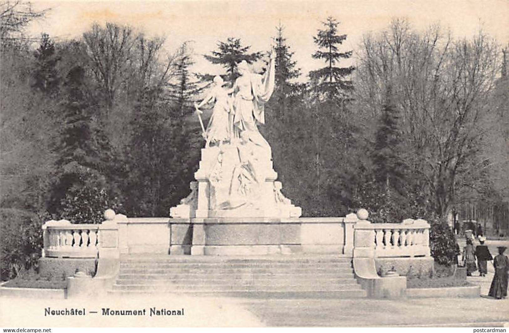 NEUCHÂTEL - Monument National - Ed. E. Chiffelle, Phot. - Neuchâtel