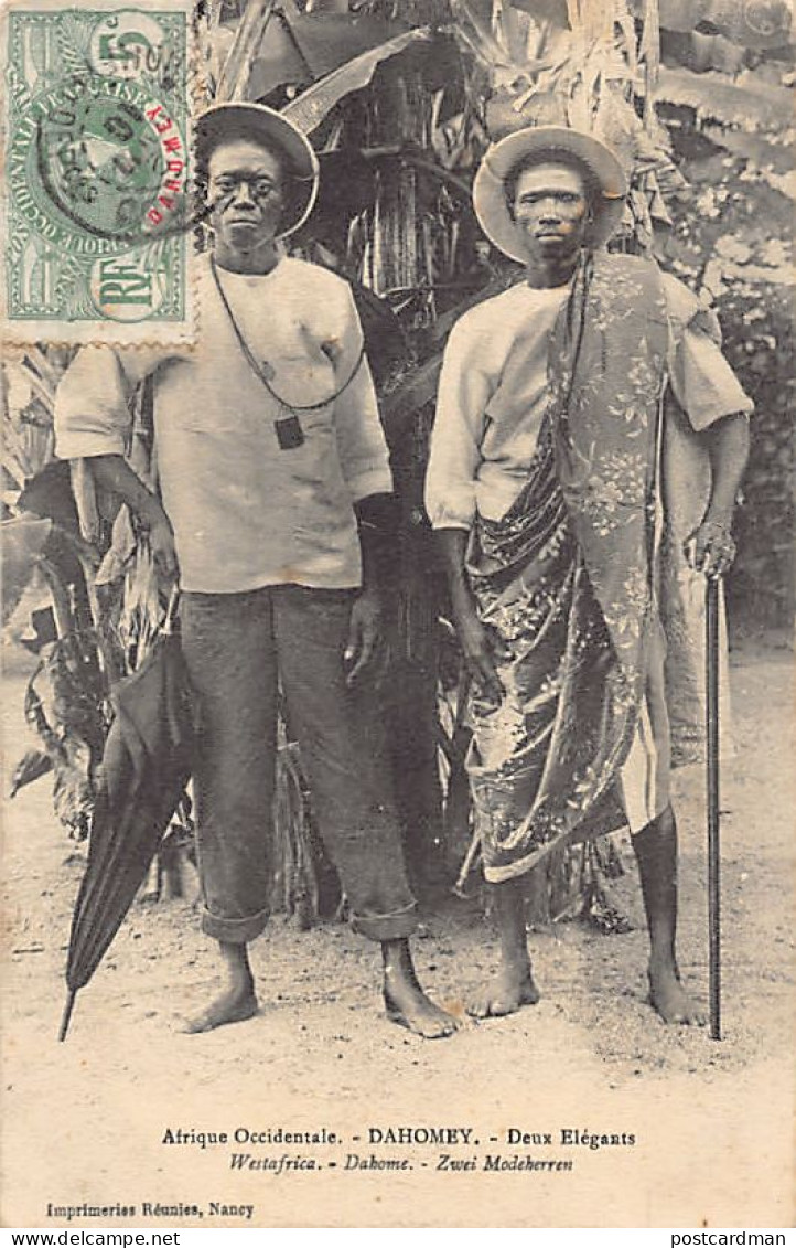 Bénin - Deux élégants - Ed. Impr. Réunies De Nancy  - Benin