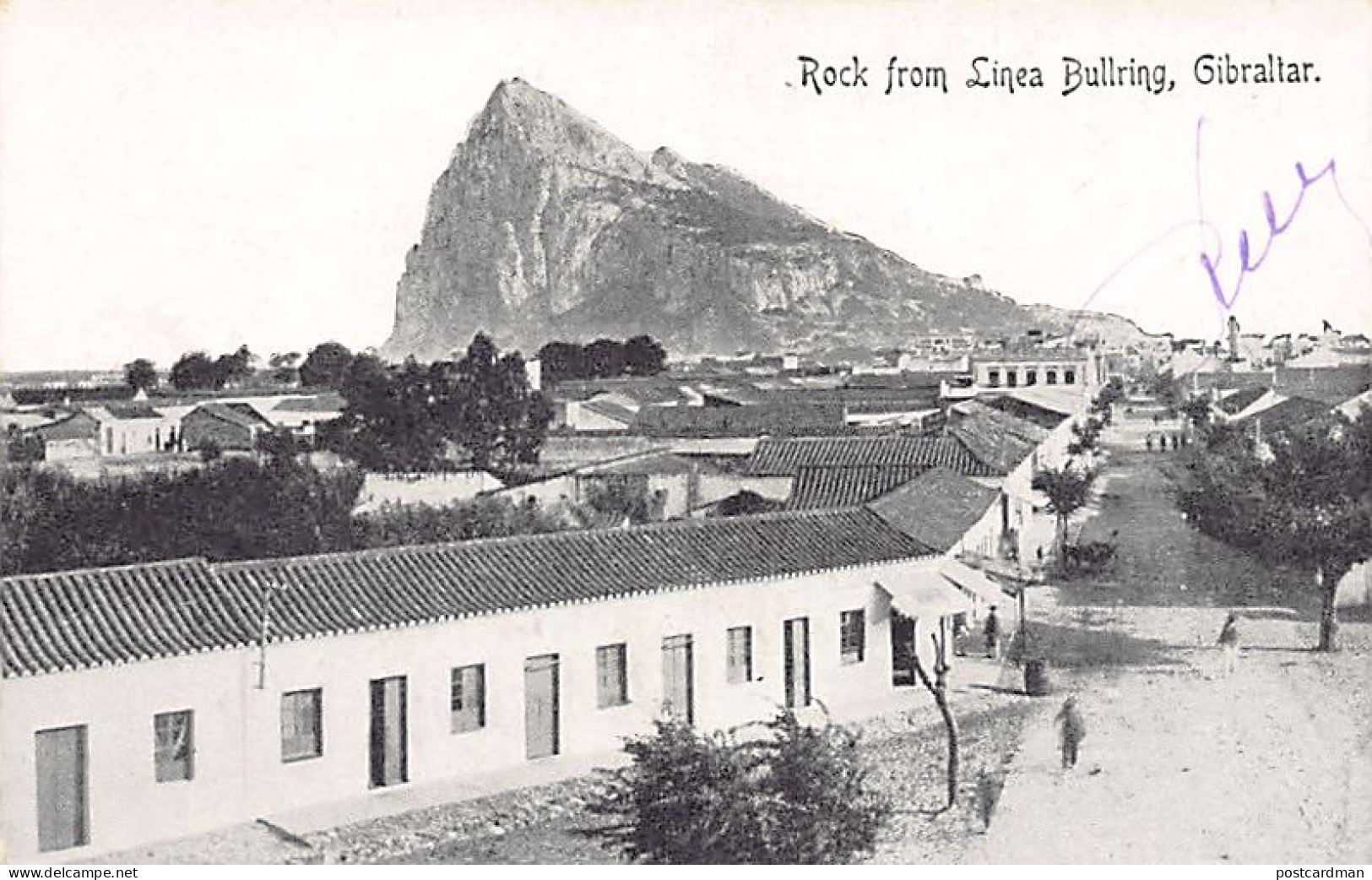 Gibraltar - Rock From Linea Bullring - Publ. Benzaquen & Co.  - Gibraltar