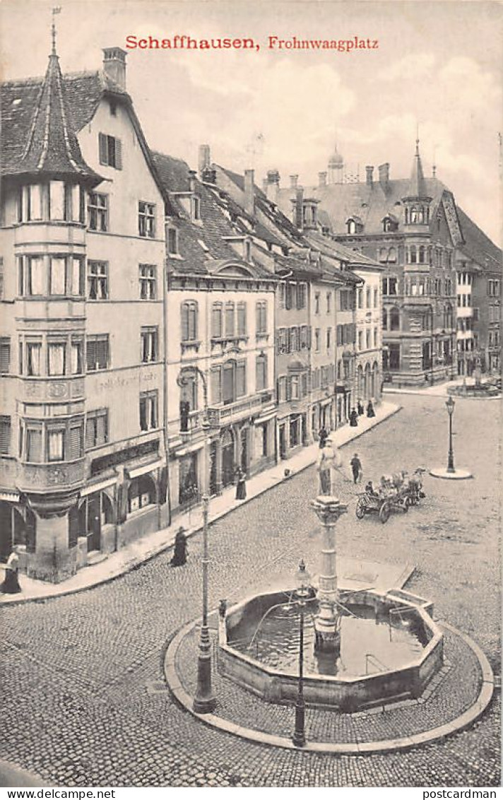 SCHAFFHAUSEN - Frohnwaagplatz - Verlag Gebr. Metz 16274 - Schaffhouse