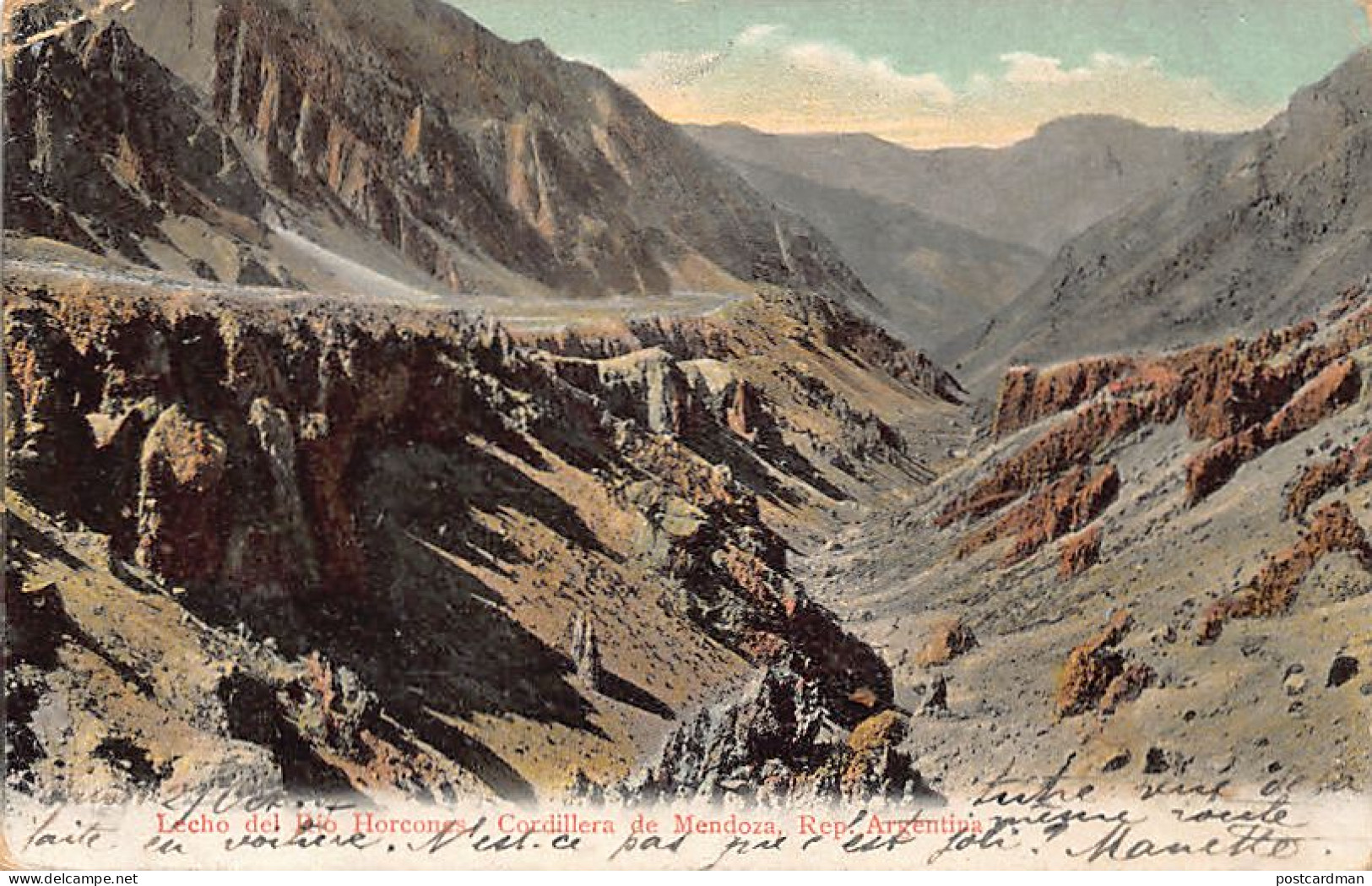 Argentina - Lecho Del Rio Horcones, Cordillera De Mendoza - Ed. R. Rosauer 310 - Argentina