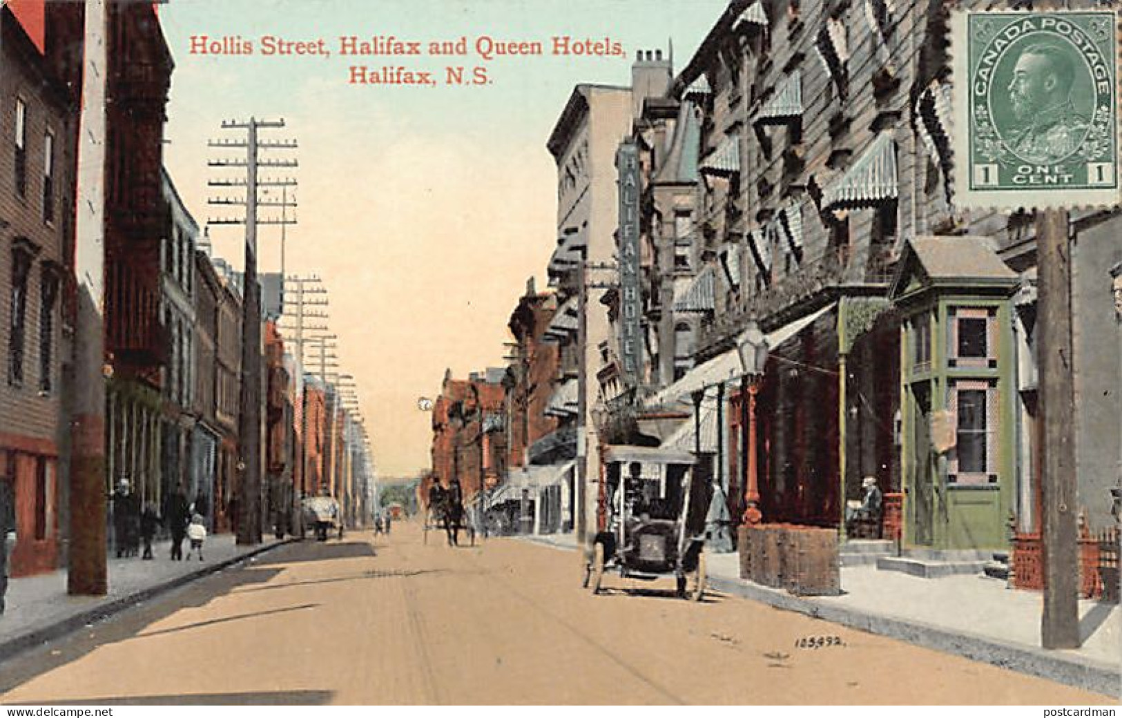 Canada - HALIFAX (NS) Hollis Street, Halifax & Queen Hotels - Halifax