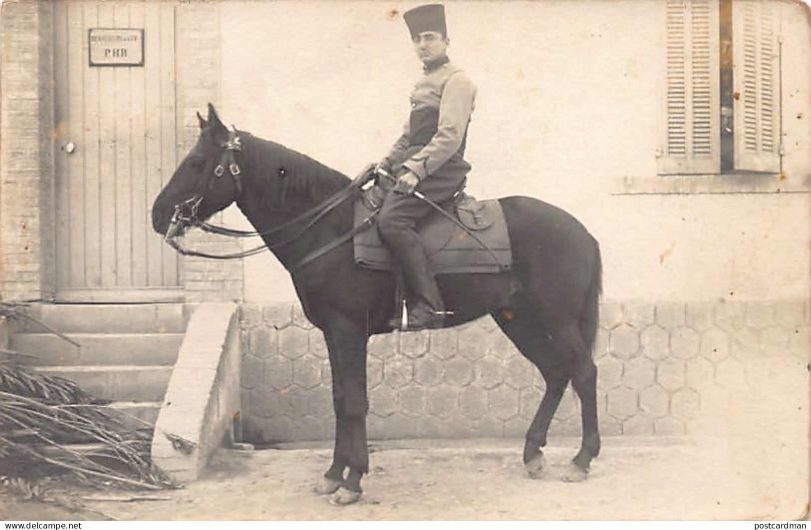 Maroc - OUJDA - Cavalier Du 2e Chasseurs D'Afrique - CARTE PHOTO Mars 1918 - Ed. Inconnu  - Autres & Non Classés