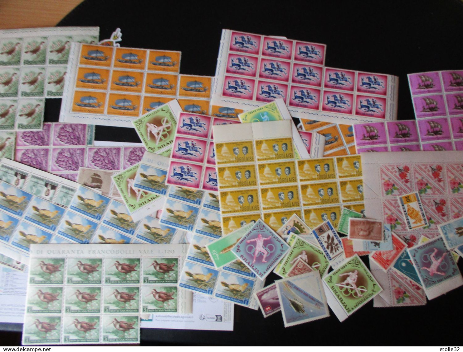 Lot Important De Timbres Neuf Sans Charniere ** Mnh - Sammlungen (ohne Album)