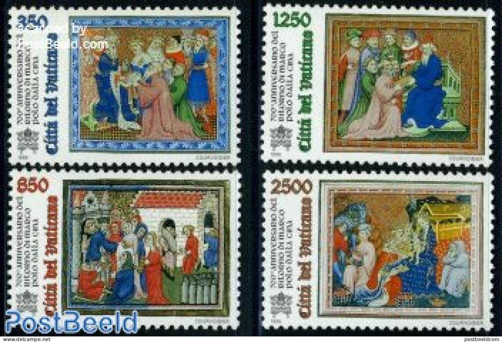 Vatican 1996 Marco Polo 4v, Mint NH, History - Explorers - Unused Stamps