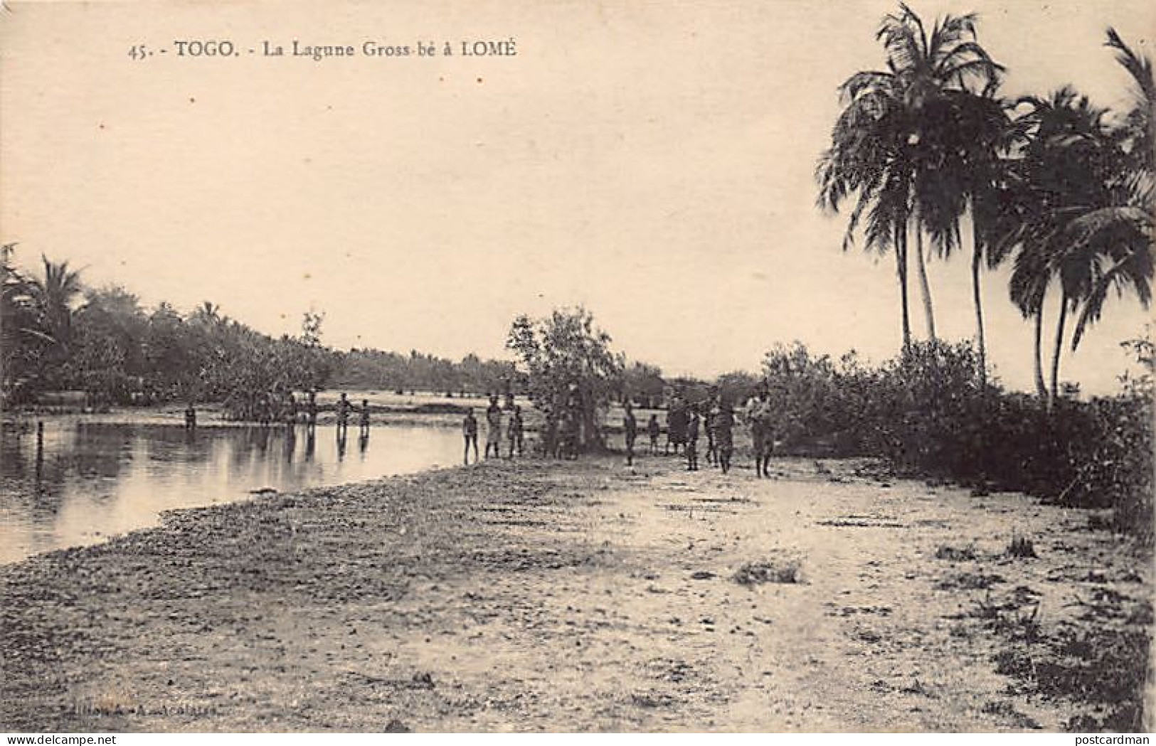 TOGO - LOMÉ - La Lagune Gross-bé - Ed. A. Acolatse 45 - Togo