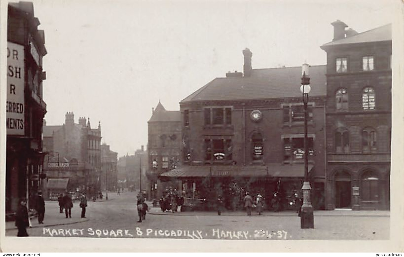 England - HANLEY  Market Square & Piccadilly  - Stoke-on-Trent