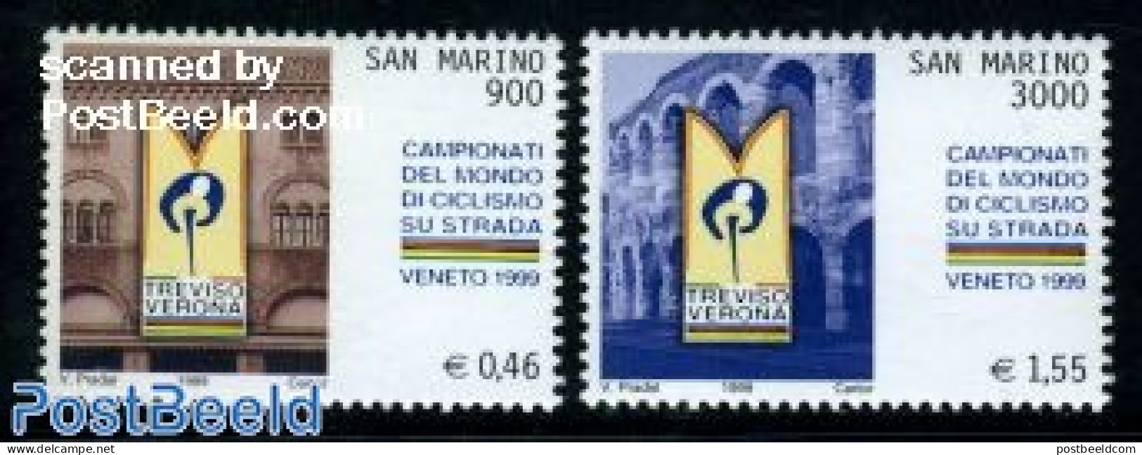 San Marino 1999 Cycling 2v, Mint NH, Sport - Cycling - Ungebraucht