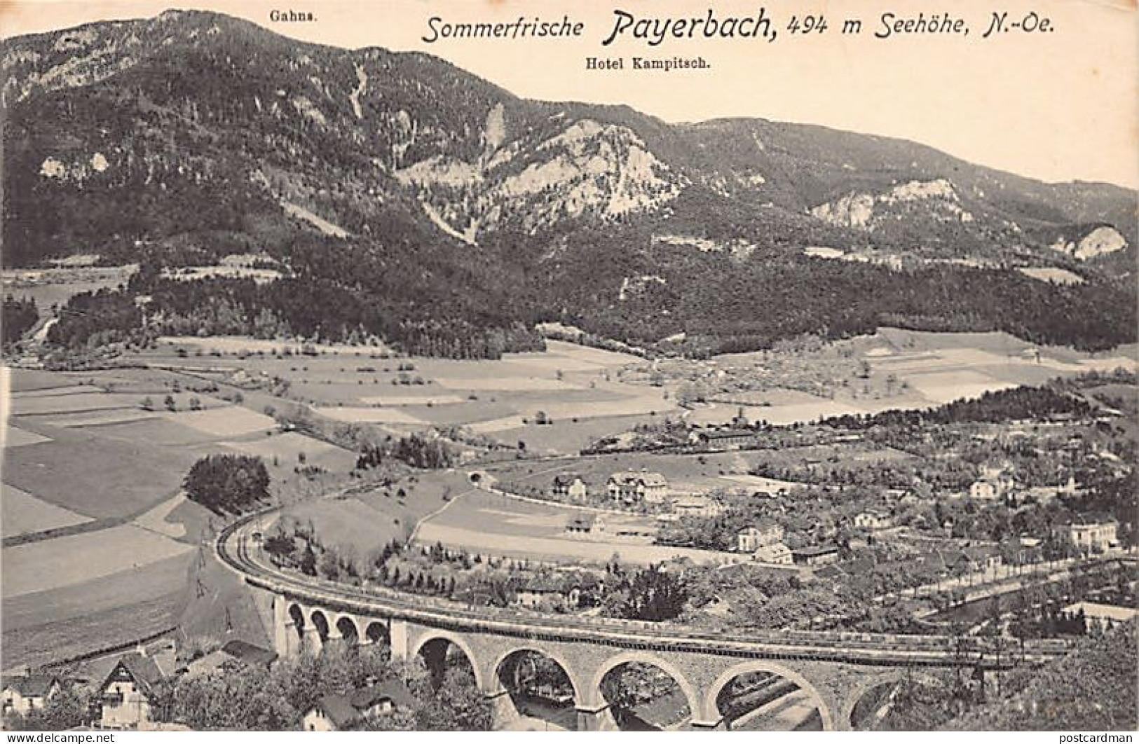 Österreich - Payerbach (NÖ) Sommerfrische - Hotel Kampitsch - Autres & Non Classés