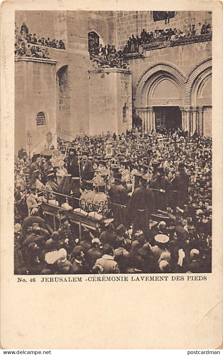 Palestine - JERUSALEM - Maundy (foot Washing) - Publ. Sarrafian Bros. 46 - Palästina