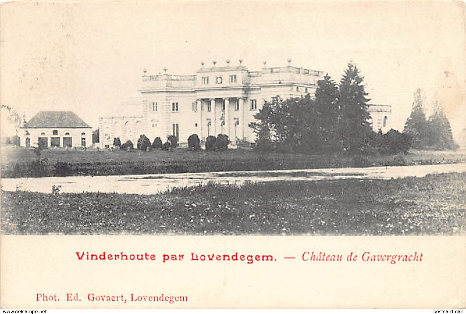 VINDERHOUTE (O. Vl.) Gavergracht Kastel - Autres & Non Classés